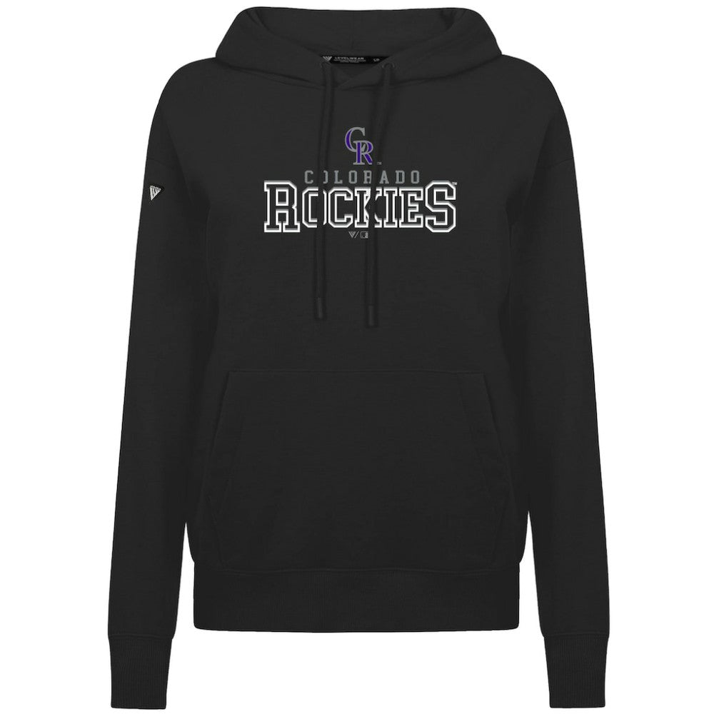 Colorado Rockies Levelwear Women's Adorn Journey Hoodie - Black - MLB Discount