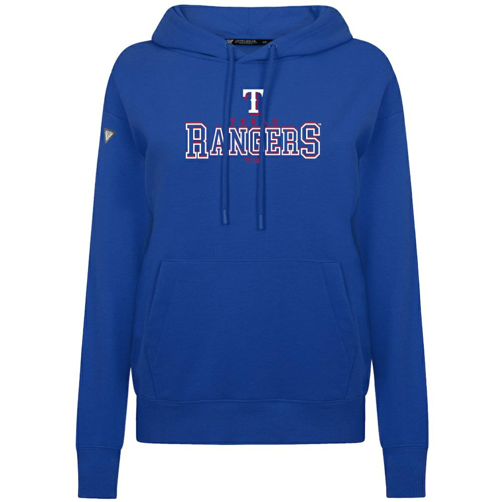 Texas Rangers Levelwear Women's Adorn Journey Hoodie - Royal - MLB Sale