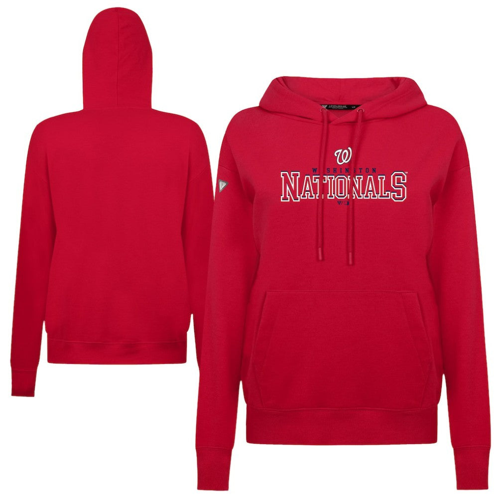 Washington Nationals Levelwear Women's Adorn Journey Hoodie - Red - MLB on Sale