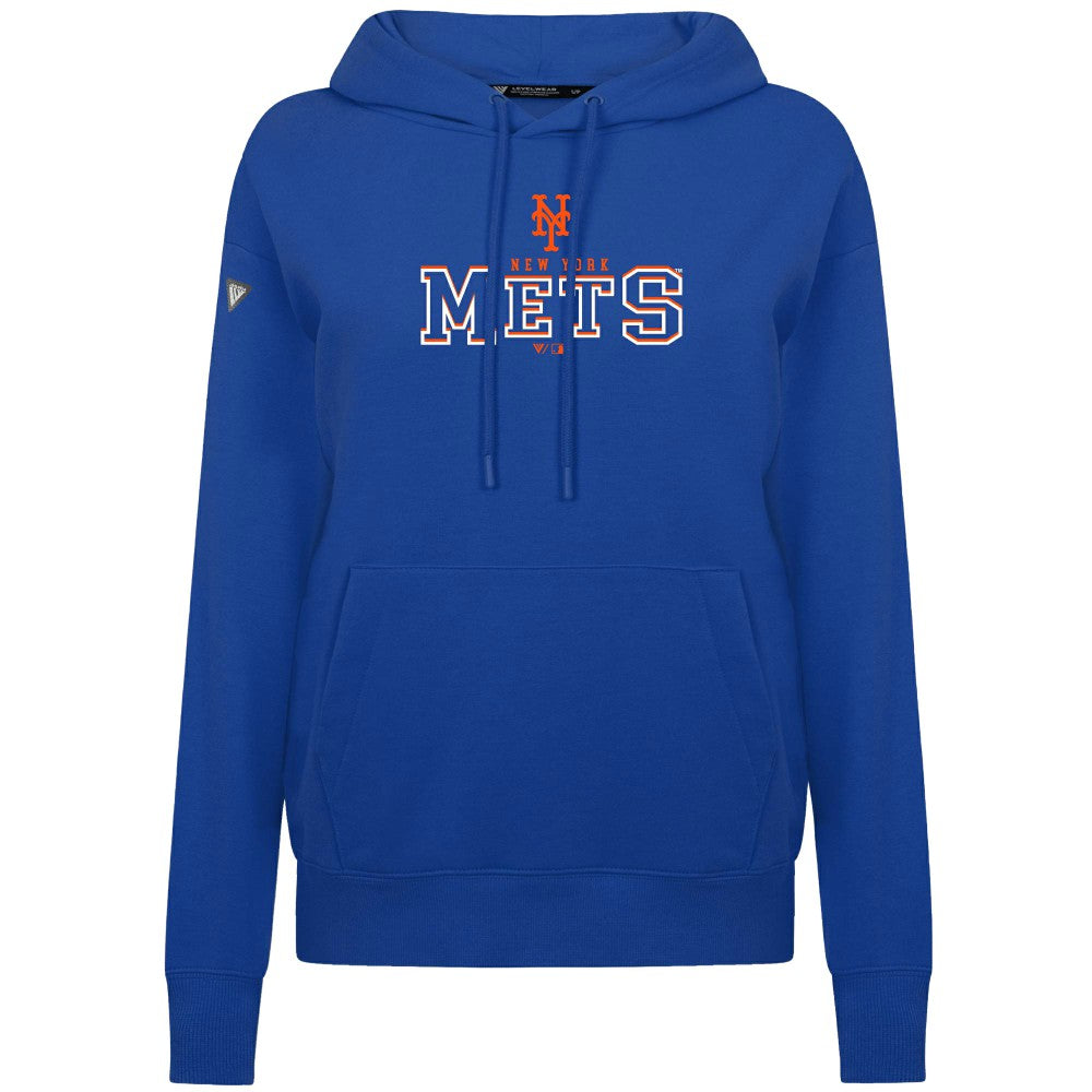 New York Mets Levelwear Women's Adorn Journey Hoodie - Royal - MLB on Sale