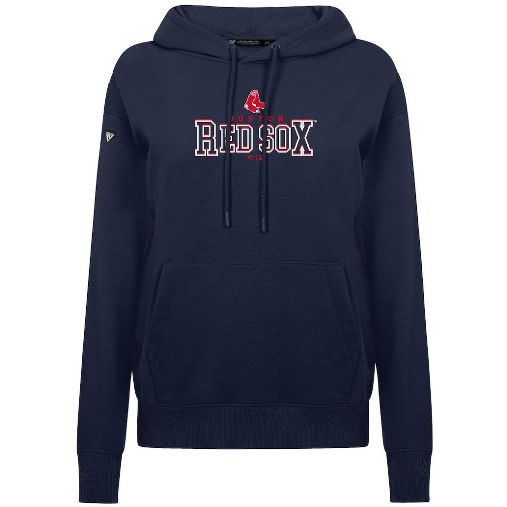 Boston Red Sox Levelwear Women's Adorn Journey Hoodie - Navy - MLB Lifestyle