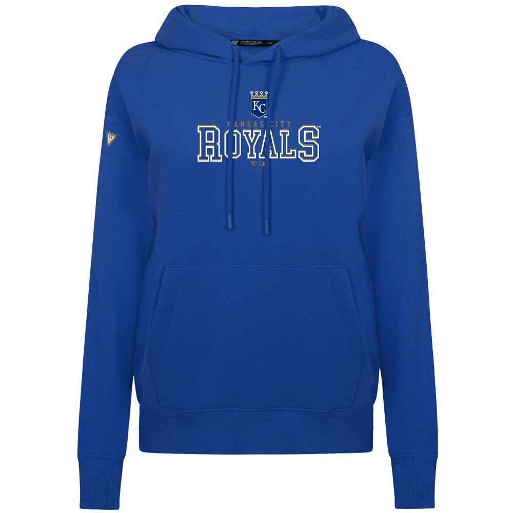 Kansas City Royals Levelwear Women's Adorn Journey Hoodie - Royal - MLB Lifestyle