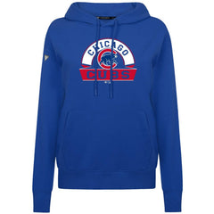 Chicago Cubs Levelwear Women's Adorn Banner Arch Hoodie - Royal - MLB on Sale