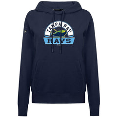 Tampa Bay Rays Levelwear Women's Adorn Banner Arch Hoodie - Navy - MLB Sale
