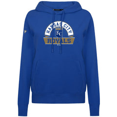 Kansas City Royals Levelwear Women's Adorn Banner Arch Hoodie - Royal - MLB on Sale