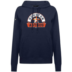Houston Astros Levelwear Women's Adorn Banner Arch Hoodie - Navy - MLB Discount