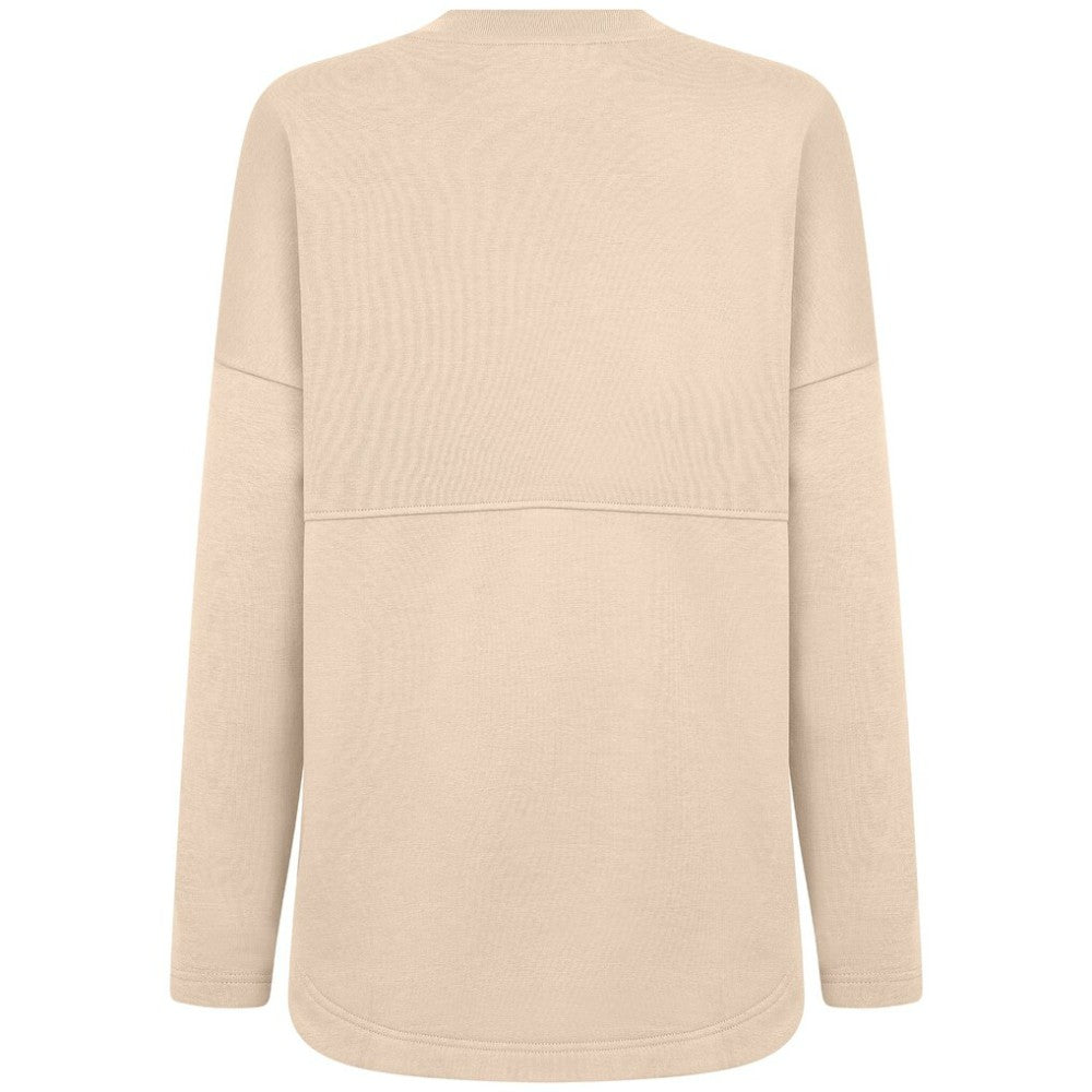 Washington Nationals Levelwear Women's Oversized Beaudry Sizzle Top - Khaki - MLB Discount