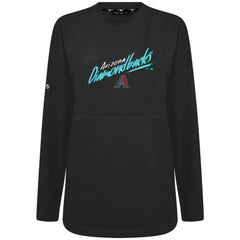 Arizona Diamondbacks Levelwear Women's Oversized Beaudry Sizzle Top - Black - MLB Sale