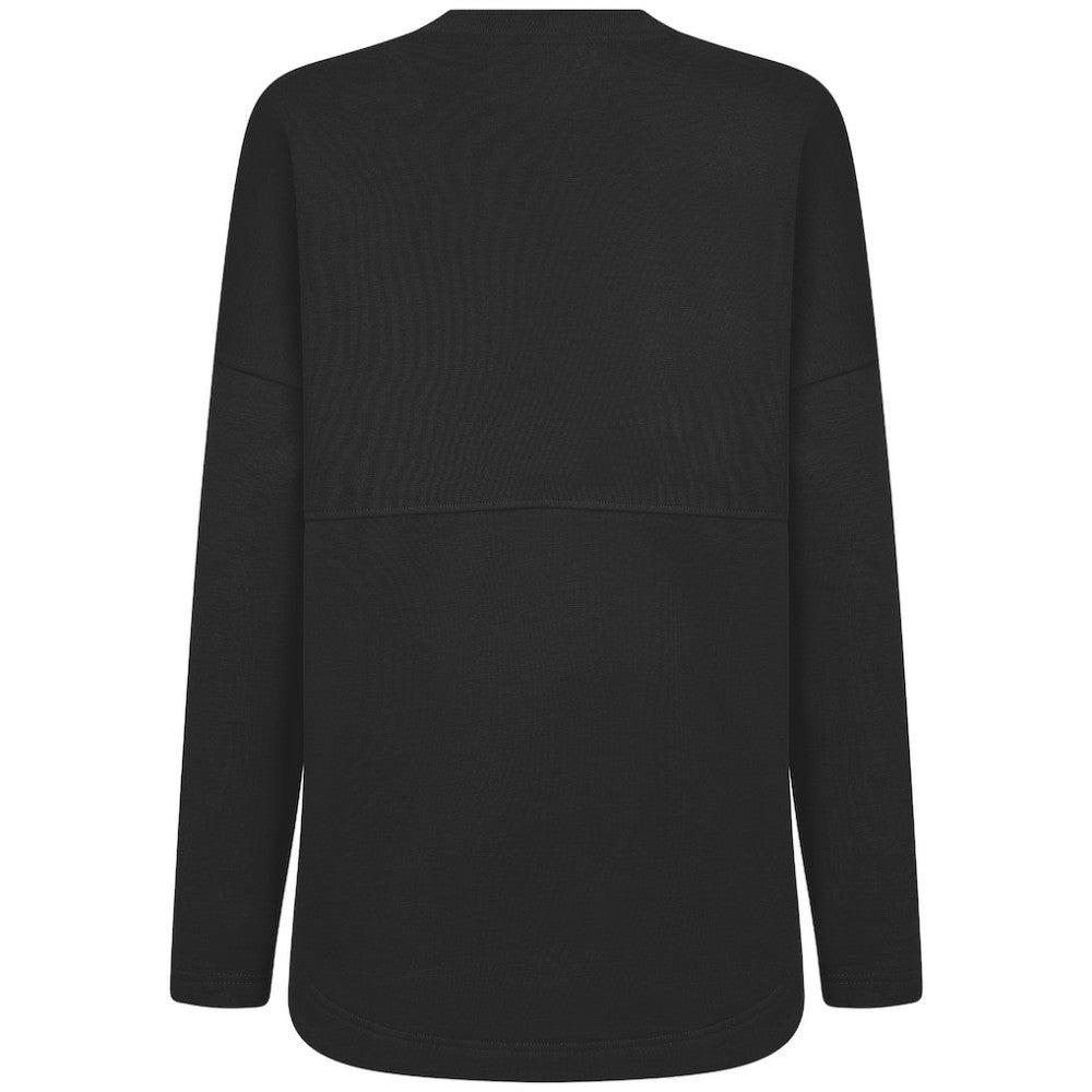 Tampa Bay Rays Levelwear Women's Oversized Beaudry Sizzle Top - Black - MLB Online