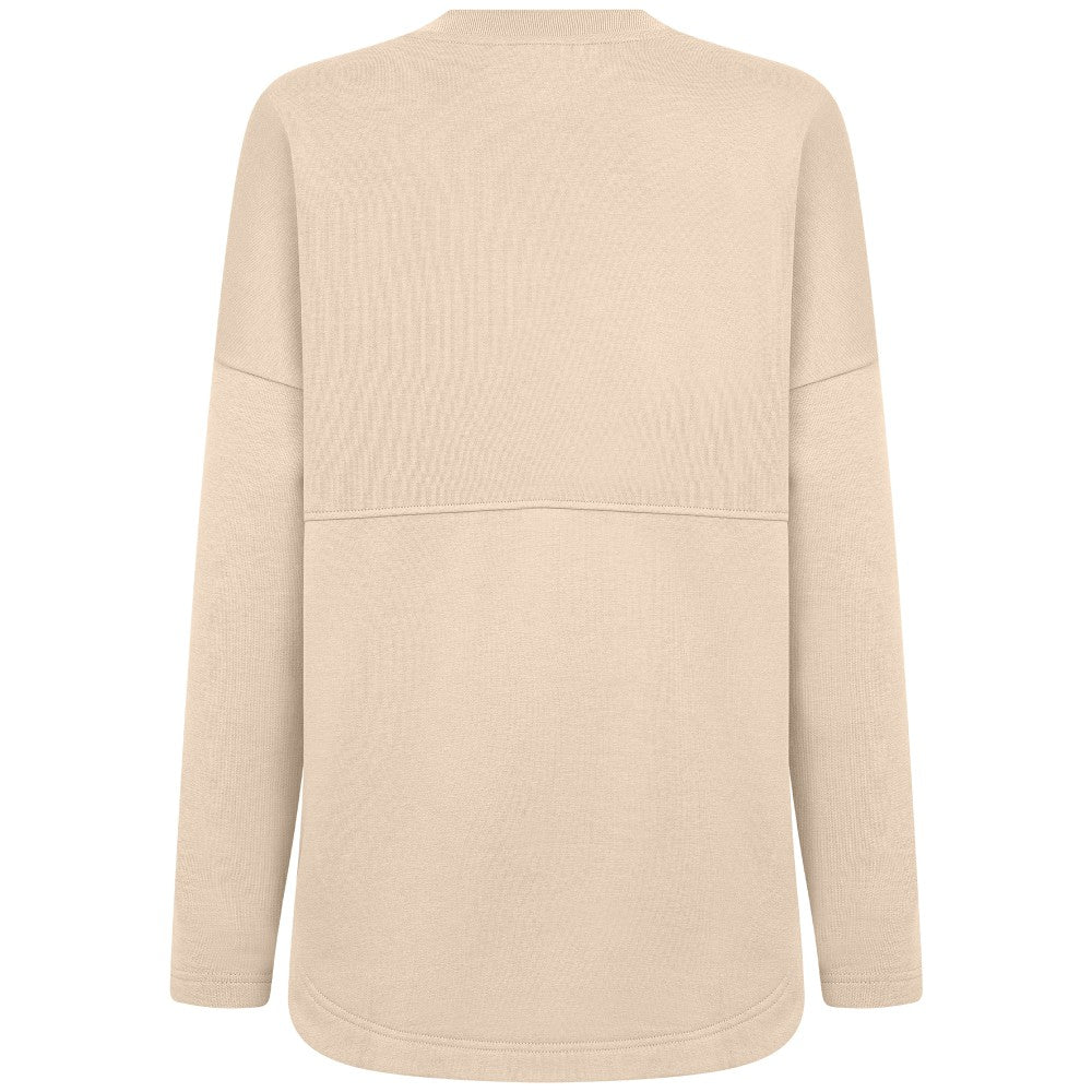 Minnesota Twins Levelwear Women's Oversized Beaudry Sizzle Top - Khaki - MLB Lifestyle