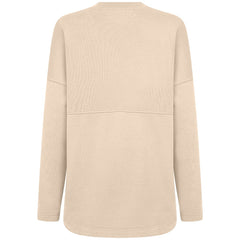 Minnesota Twins Levelwear Women's Oversized Beaudry Sizzle Top - Khaki - MLB Lifestyle