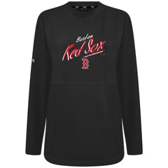 Boston Red Sox Levelwear Women's Oversized Beaudry Sizzle Top - Black - MLB on Sale