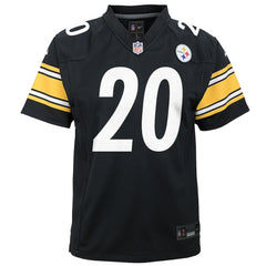 Nike Kaleb Johnson Pittsburgh Steelers Youth Team Game Jersey Black
