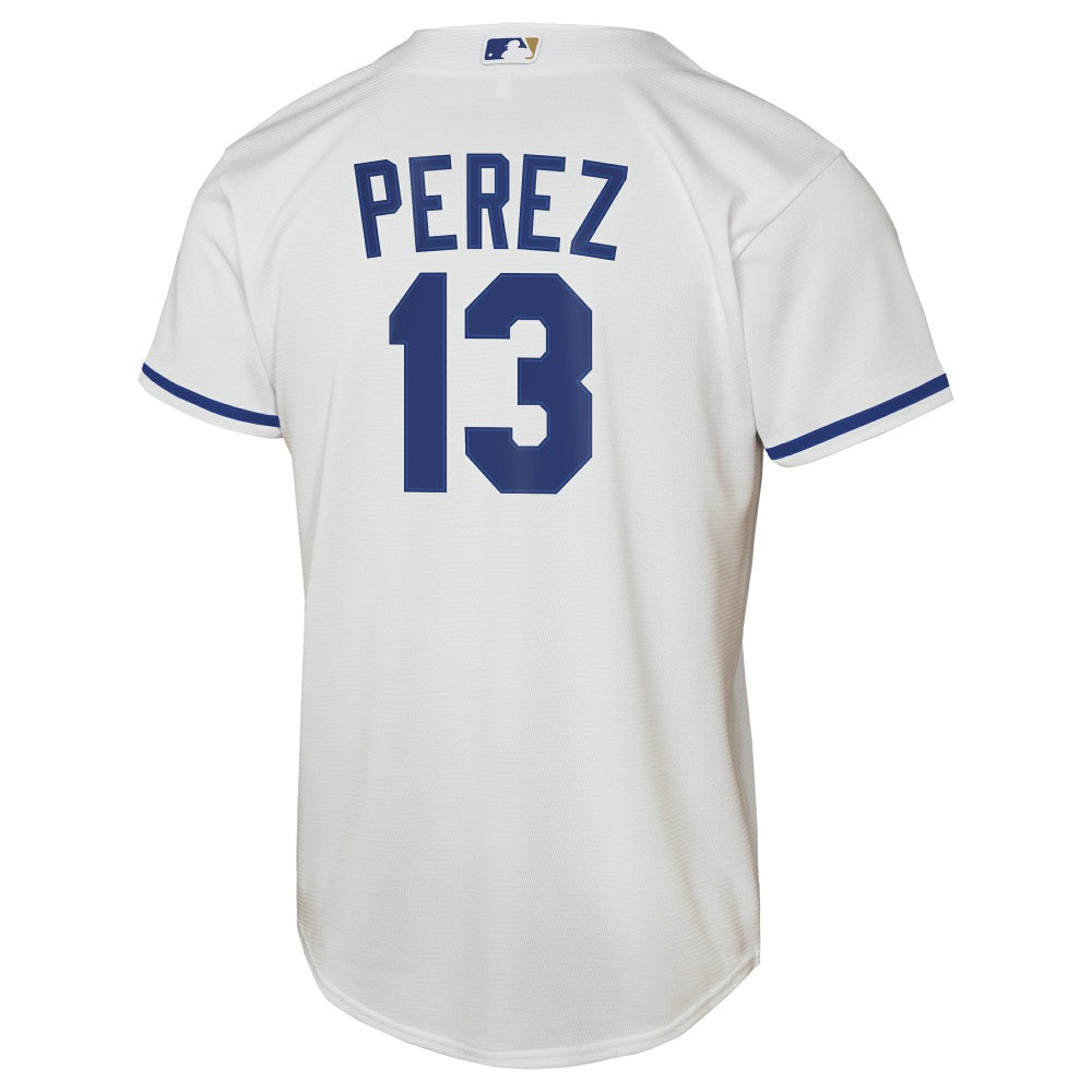 Salvador Perez Kansas City Royals Nike  Youth Home Replica Jersey - White - Nike Discount