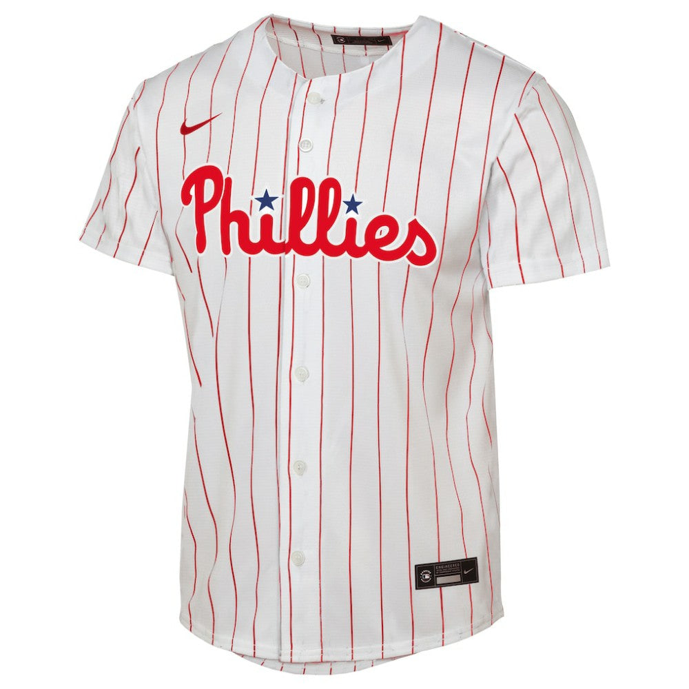 Brandon Marsh Philadelphia Phillies Nike  Youth Home Replica Jersey - White - Nike Lifestyle