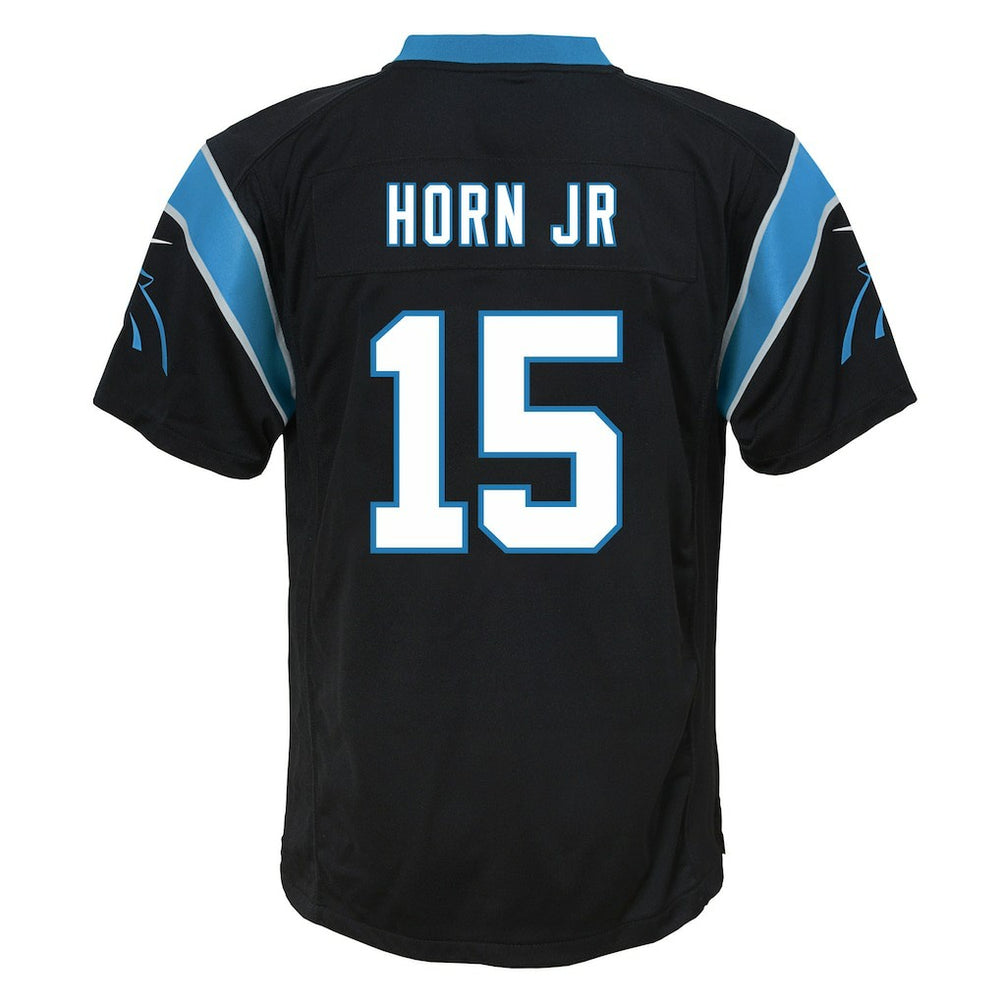 Nike Jimmy Horn Jr. Carolina Panthers Youth Team Game Jersey Black