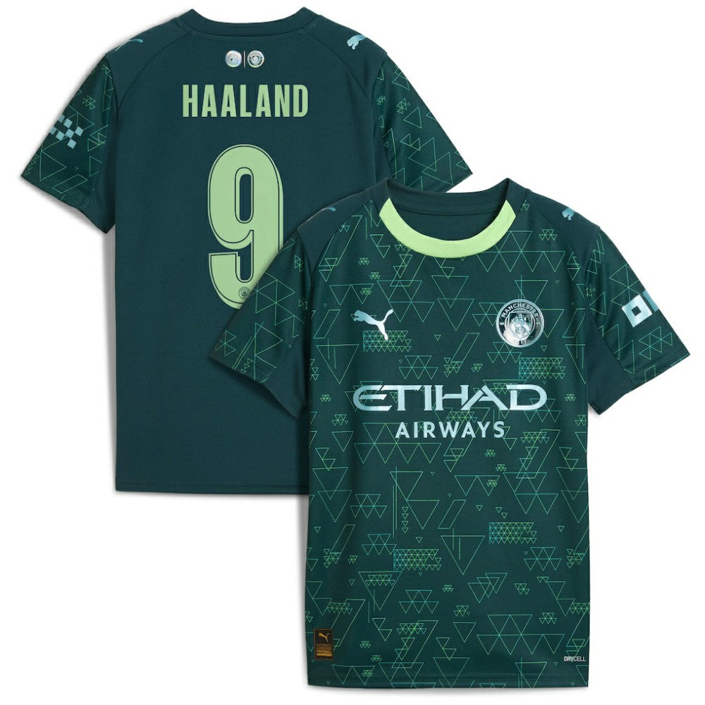 Erling Haaland Manchester City x EA SPORTS FC Youth 2025/26 Fourth Jersey Green - Puma sale