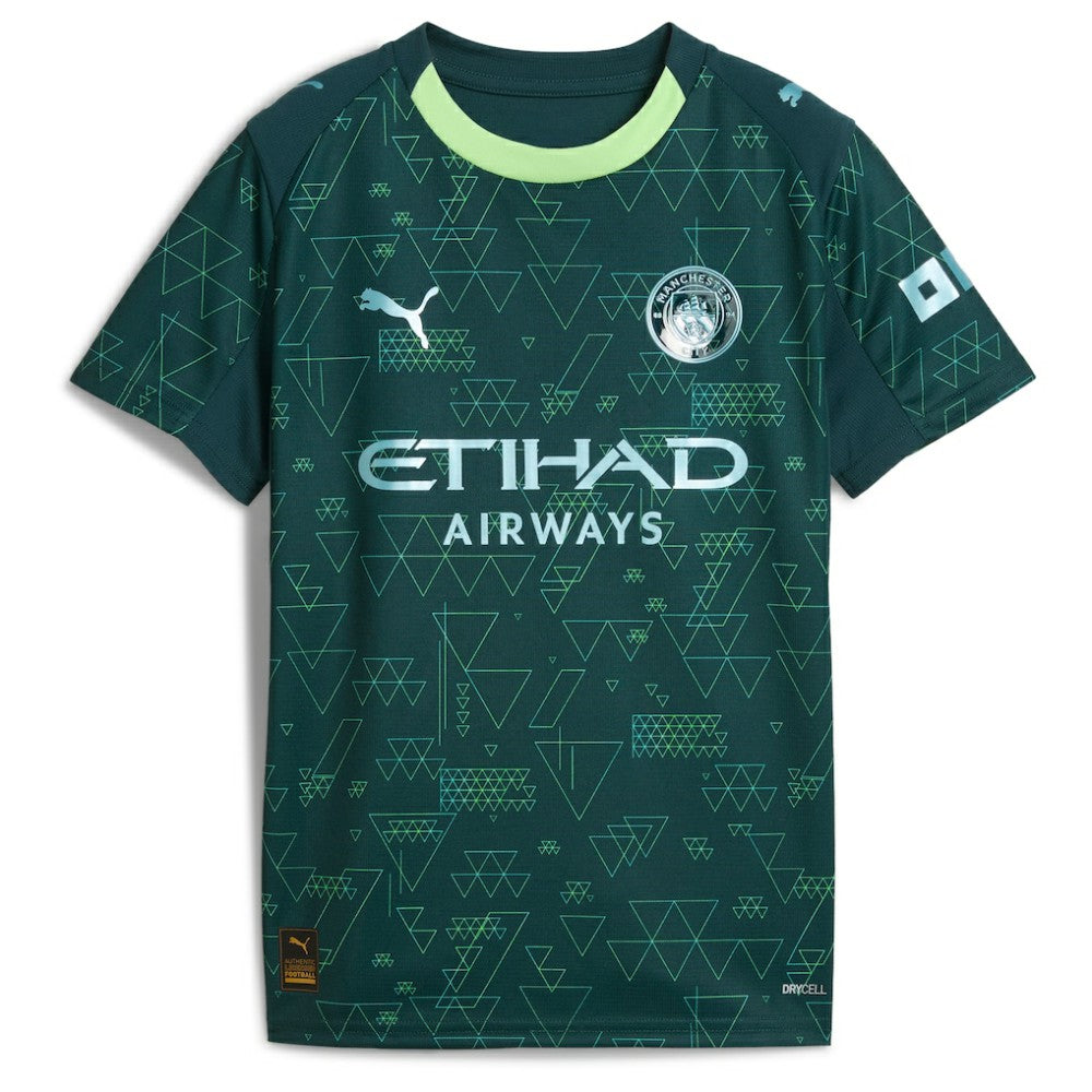 Erling Haaland Manchester City x EA SPORTS FC Youth 2025/26 Fourth Jersey Green - Puma sale
