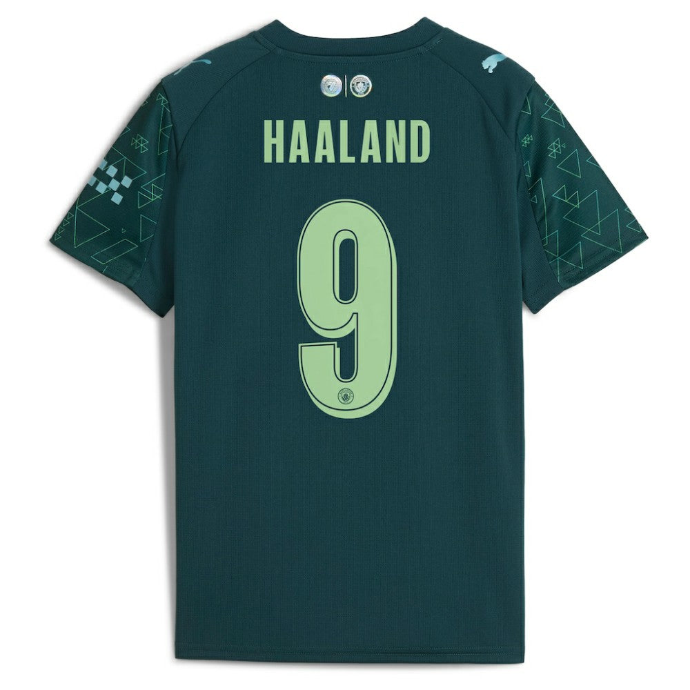 Erling Haaland Manchester City x EA SPORTS FC Youth 2025/26 Fourth Jersey Green - Puma sale