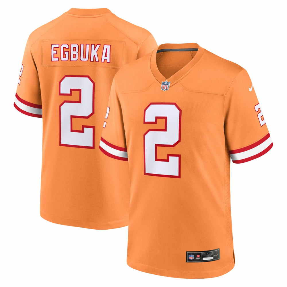 Nike Emeka Egbuka Tampa Bay Buccaneers Alternate 2 Game Jersey Creamsicle