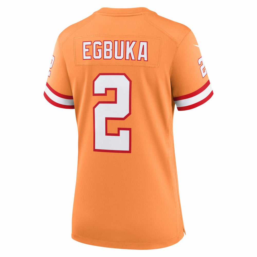 Nike Emeka Egbuka Tampa Bay Buccaneers Women's Alternate 2 Game Jersey Creamsicle