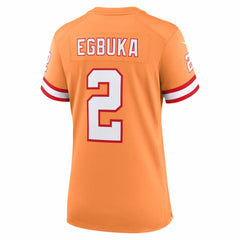 Nike Emeka Egbuka Tampa Bay Buccaneers Women's Alternate 2 Game Jersey Creamsicle
