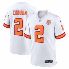 Nike Emeka Egbuka '76 Tampa Bay Buccaneers Alternate 50th Season Game Jersey '76 White