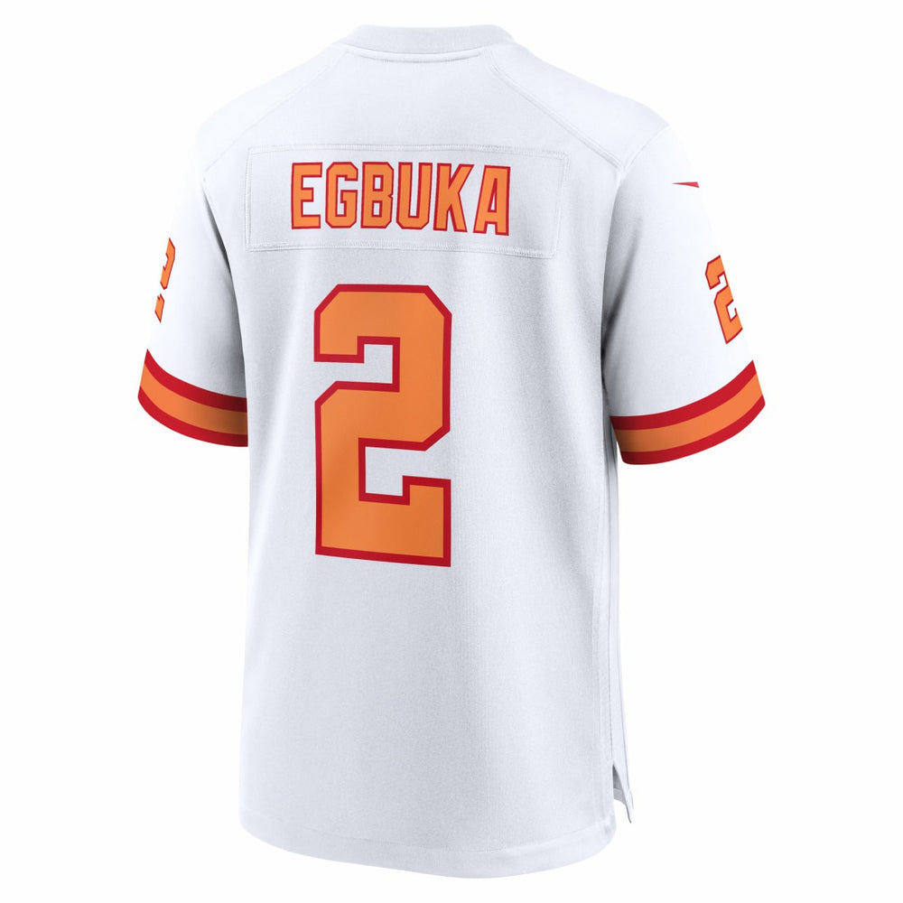Nike Emeka Egbuka '76 Tampa Bay Buccaneers Alternate 50th Season Game Jersey '76 White