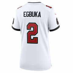 Nike Emeka Egbuka Tampa Bay Buccaneers Women's 50th Season Game Jersey White