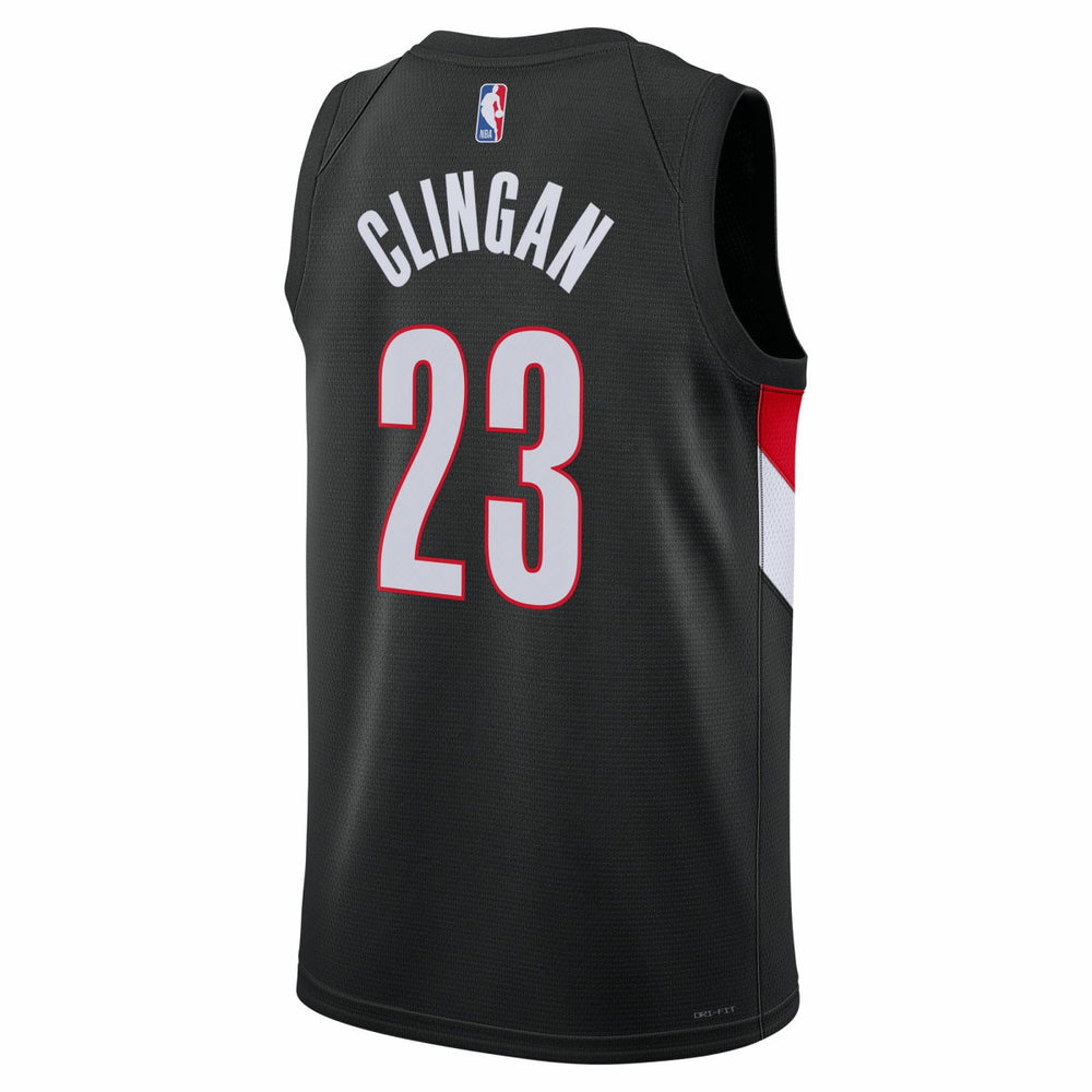 Donovan Clingan Portland Trail Blazers Unisex Swingman Jersey Icon Edition Black | Nike online