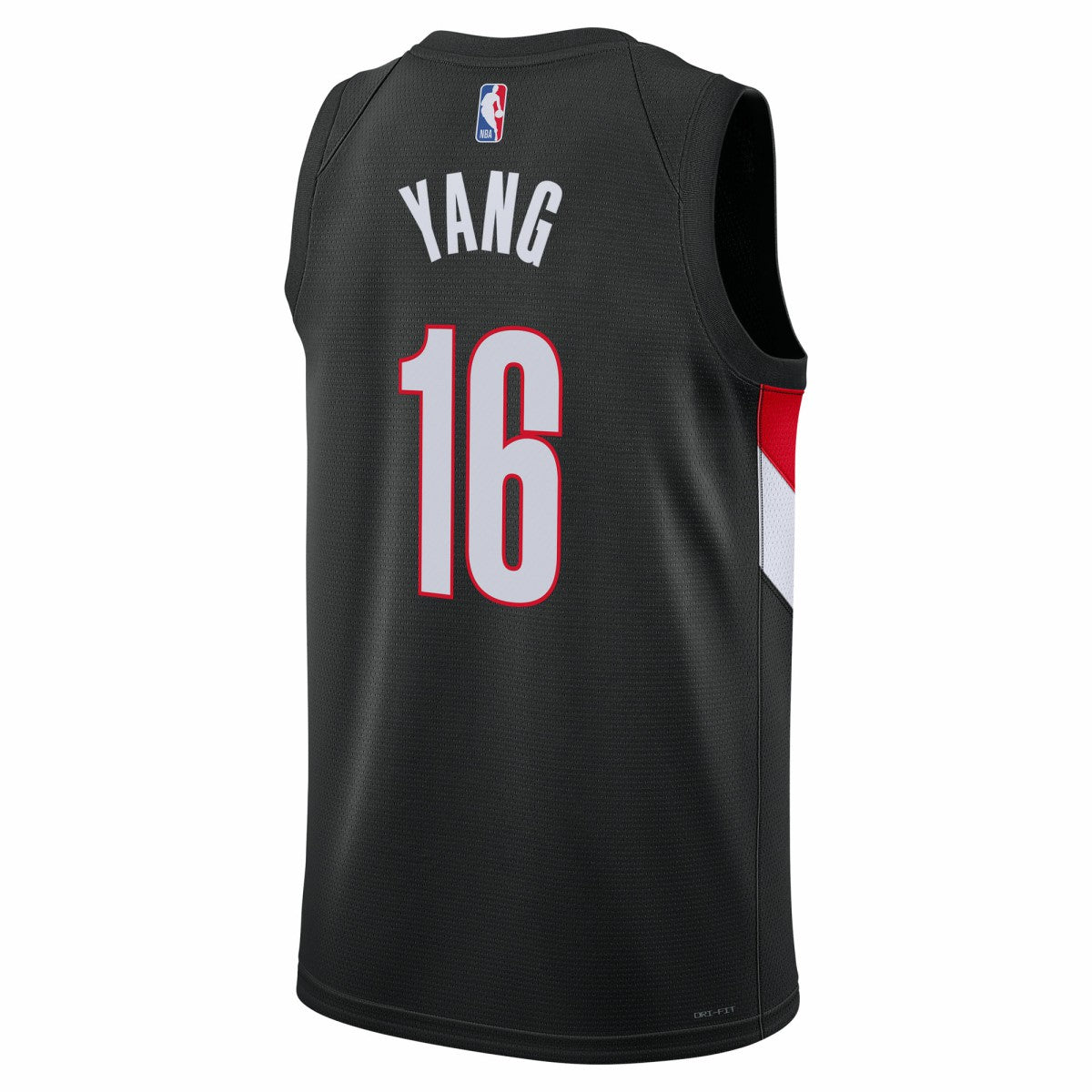 Yang Hansen Portland Trail Blazers Unisex Swingman Jersey Icon Edition Black | Nike Near Me
