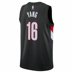 Yang Hansen Portland Trail Blazers Unisex Swingman Jersey Icon Edition Black | Nike Near Me