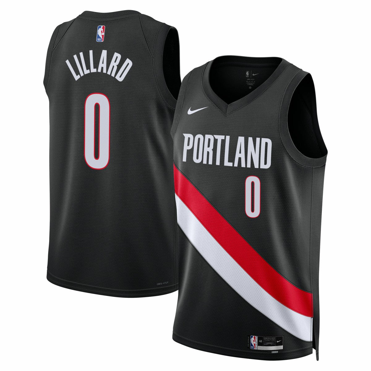 Damian Lillard Portland Trail Blazers Unisex Swingman Jersey Icon Edition Black | Nike outlet