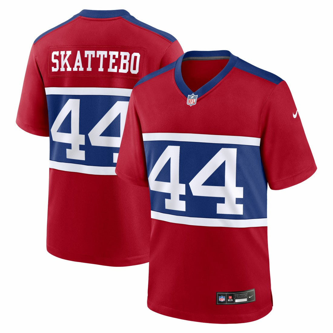 Nike Cam Skattebo New York Giants Alternate Century Red Game Jersey Red