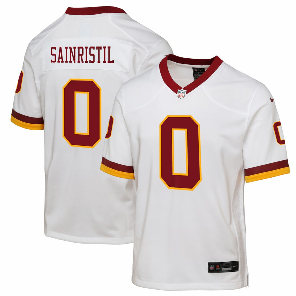 Nike Mike Sainristil Washington Commanders Youth Alternate 2 Game Jersey White