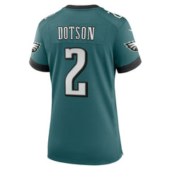 Nike Jahan Dotson Philadelphia Eagles Women's Team Game Jersey Midnight Green