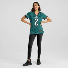 Nike Jahan Dotson Philadelphia Eagles Women's Team Game Jersey Midnight Green