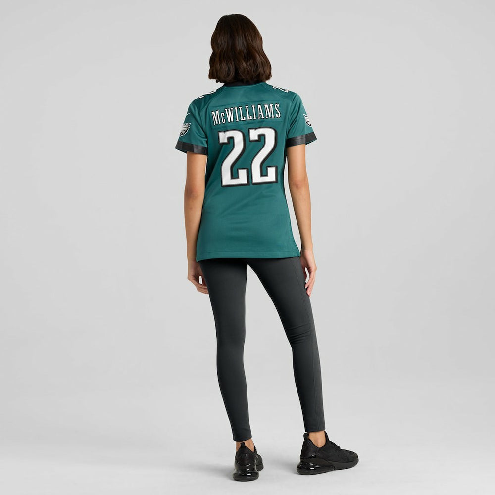 Nike Mac McWilliams Philadelphia Eagles Women's Team Game Jersey Midnight Green
