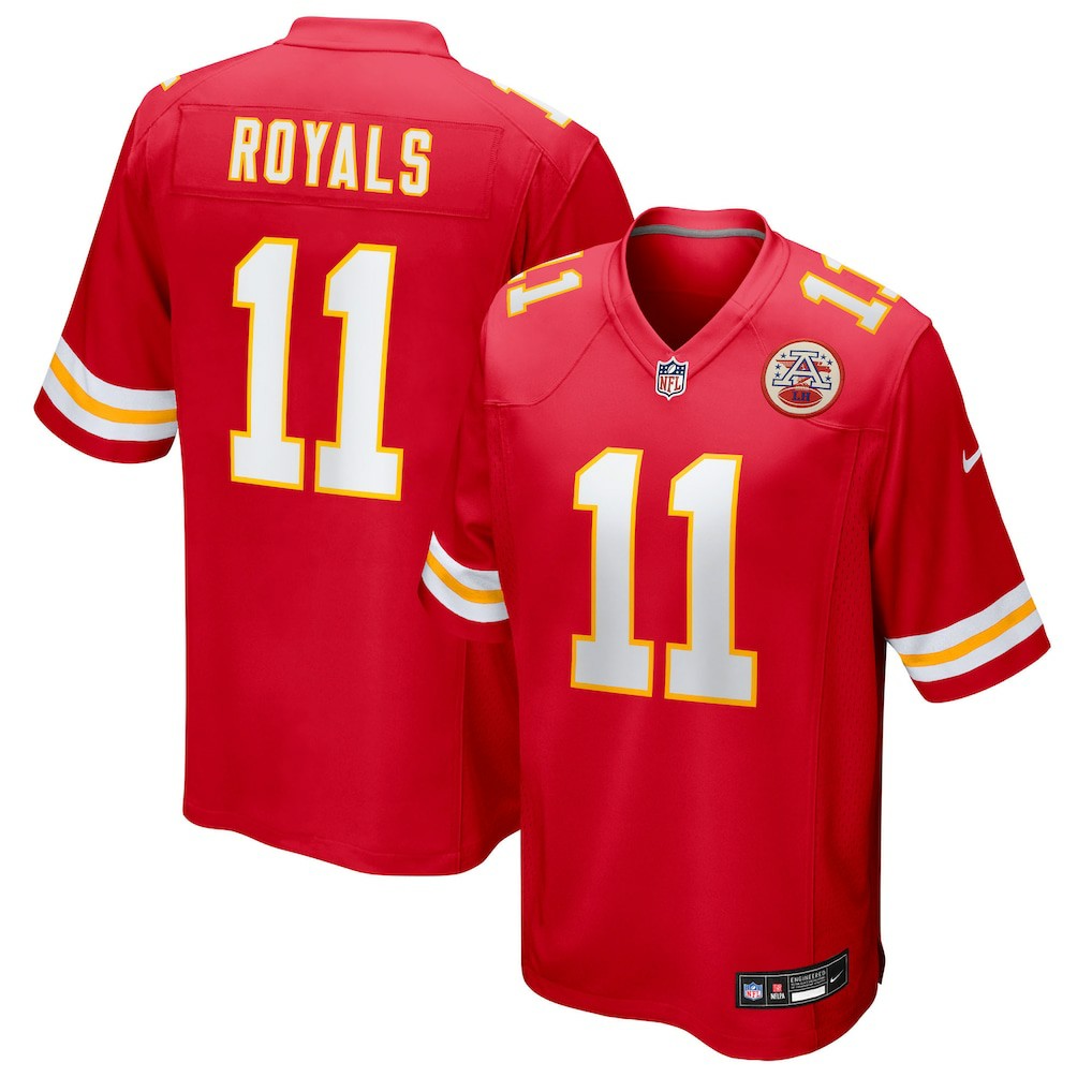 Nike Jalen Royals Kansas City Chiefs Team Game Jersey Red