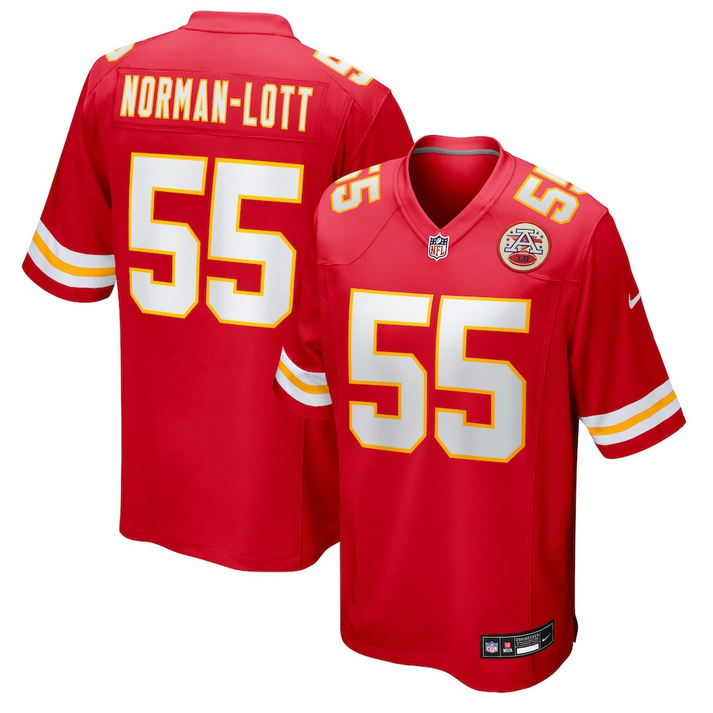 Nike Omarr Norman-Lott Kansas City Chiefs Team Game Jersey Red