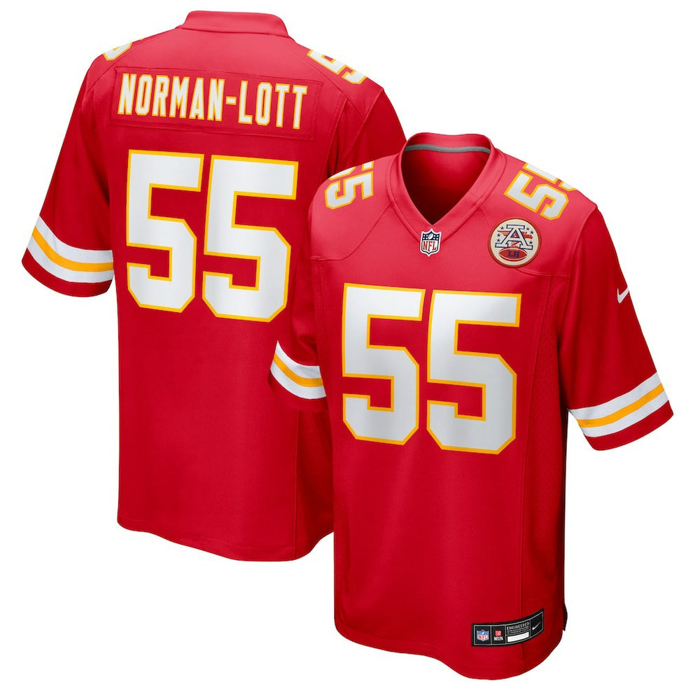 Nike Omarr Norman-Lott Kansas City Chiefs Team Game Jersey Red