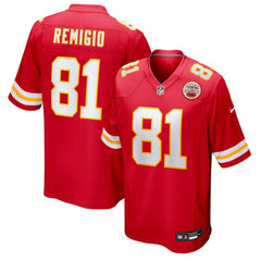 Nike Nikko Remigio Kansas City Chiefs Team Game Jersey Red