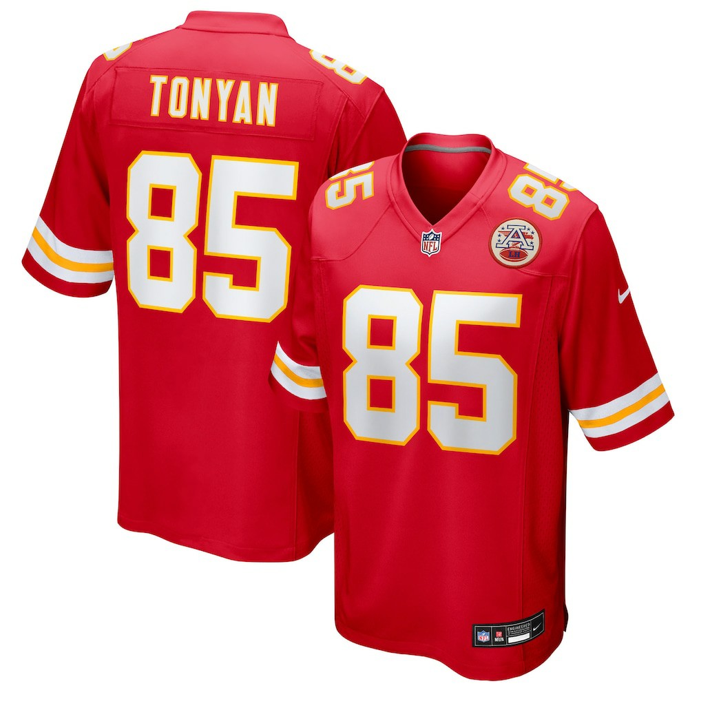 Nike Robert Tonyan Kansas City Chiefs Team Game Jersey Red