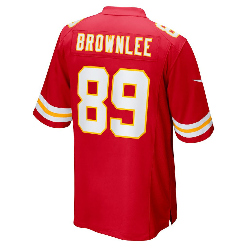 Nike Jason Brownlee Kansas City Chiefs Team Game Jersey Red