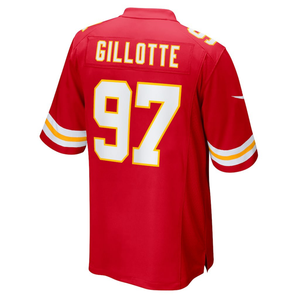 Nike Ashton Gillotte Kansas City Chiefs Team Game Jersey Red