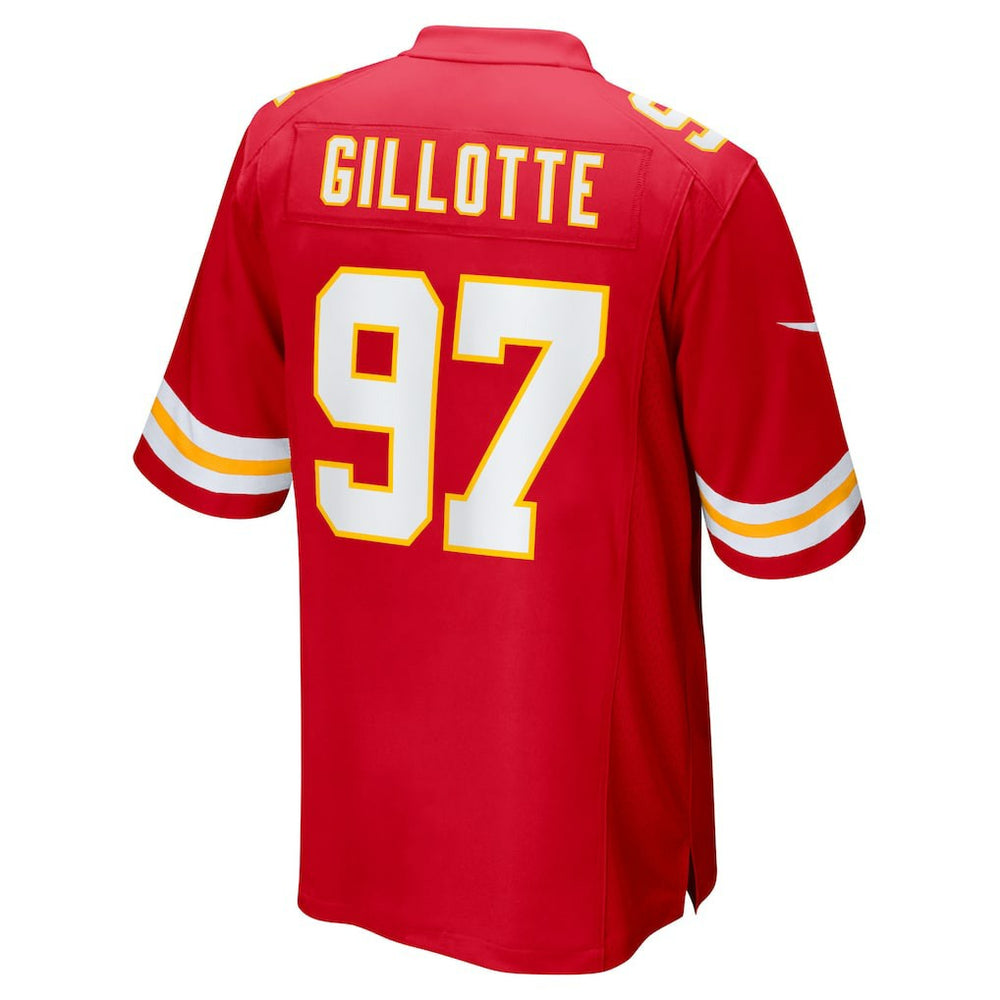 Nike Ashton Gillotte Kansas City Chiefs Team Game Jersey Red