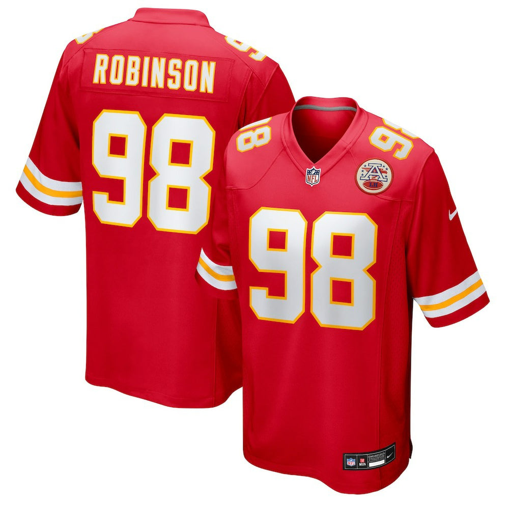 Nike Janarius Robinson Kansas City Chiefs Team Game Jersey Red
