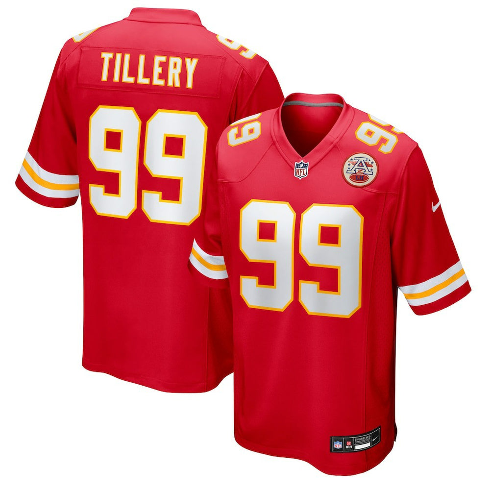 Nike Jerry Tillery Kansas City Chiefs Team Game Jersey Red