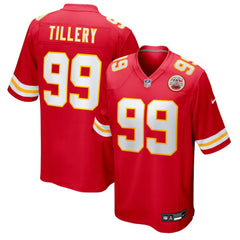 Nike Jerry Tillery Kansas City Chiefs Team Game Jersey Red