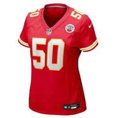 Nike Brandon George Kansas City Chiefs Women's Team Game Jersey Red